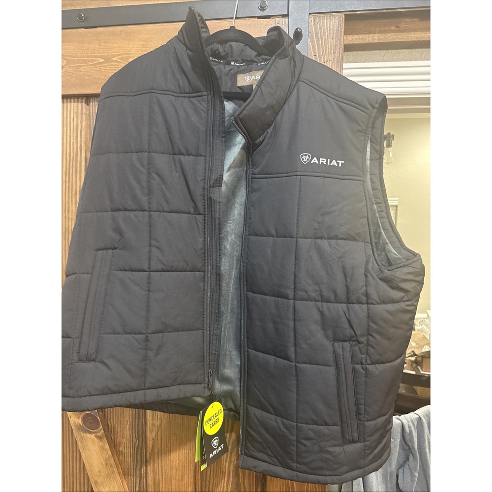 Mens Ariat 3XL Black Concealed Best